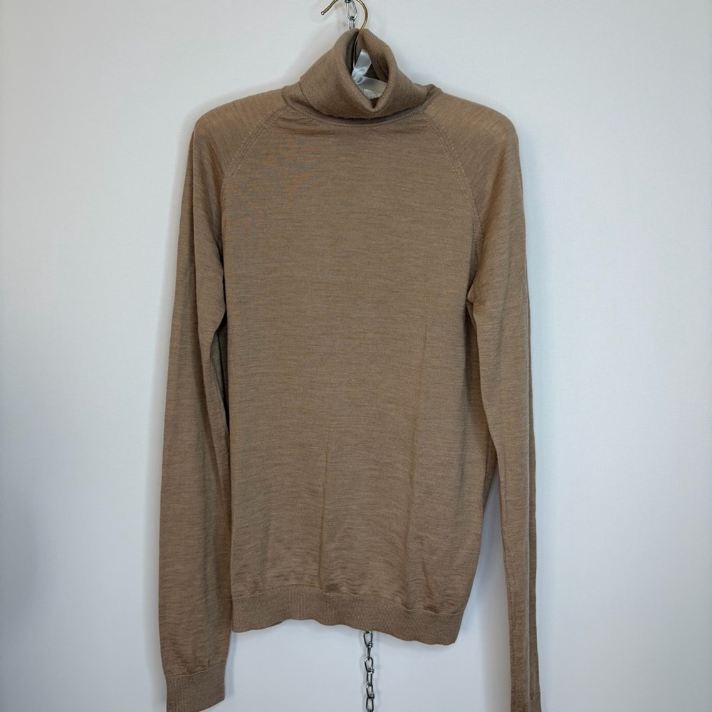 ARMARIUM Women's Camel Turtleneck Sweater